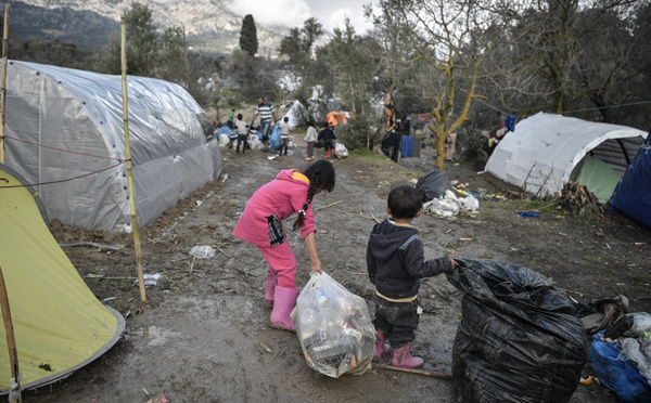 Grève sur les îles grecques contre l'ouverture de nouveaux camps