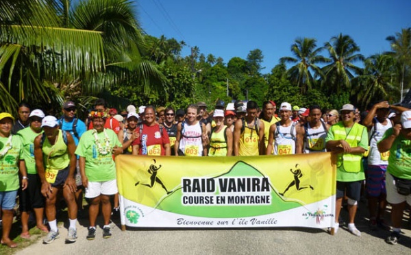 Raid Vanira:200 raideurs participent à une course en montagne sur l'île vanille