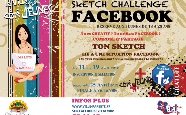 Sketch Challenge FACEBOOK  au programme du prochain Vis ta Ville