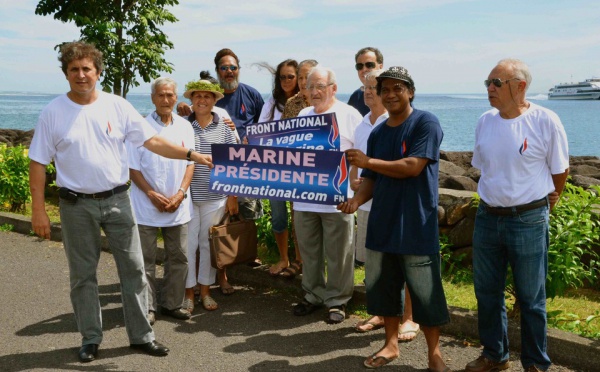 Présidentielles : les partisans de "La vague Bleu Marine"