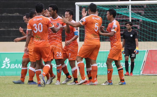 L'AS Pirae domine Central et recolle à Vénus et Tiare Tahiti