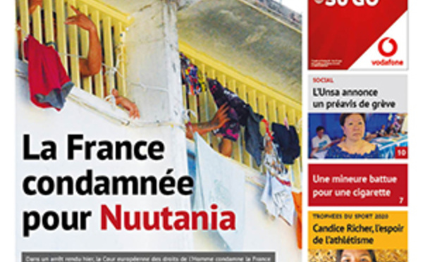 TAHITI INFOS N°1582 du 31 janvier 2020