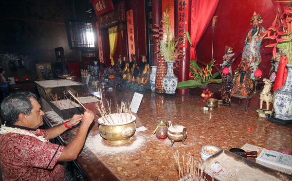 Au temple Kanti, Fritch dénonce les réactions anti-chinoises liées au coronavirus