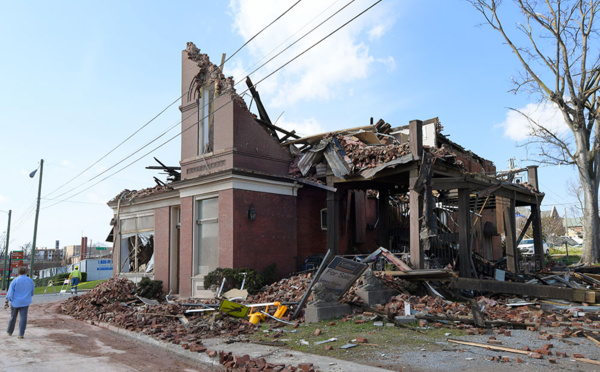 USA: au moins 22 morts dans de violentes tornades dans le Tennessee