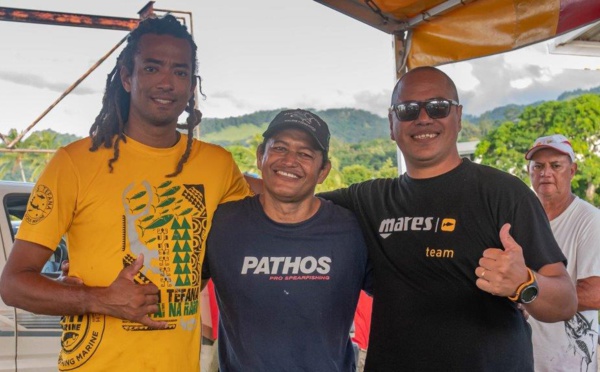 Lamartinière, Nehemia et Tetuanui vers les Mondiaux de chasse sous-marine