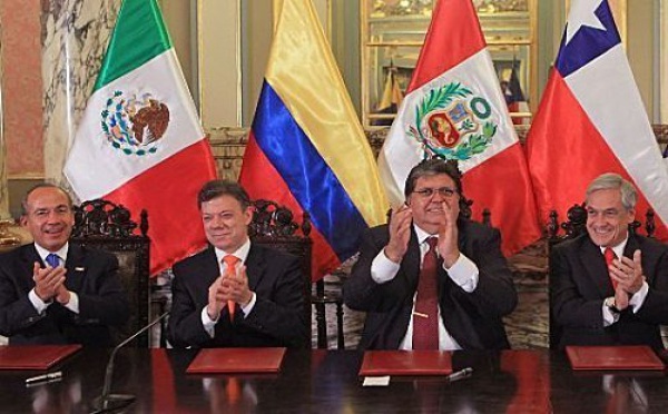 Le Chili, le Pérou, la Colombie et le Mexique forment l'Alliance Pacifique