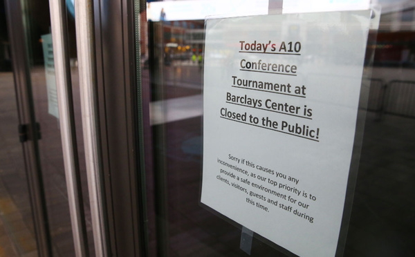 Coronavirus: le monde du sport à l'arrêt ou à huis clos