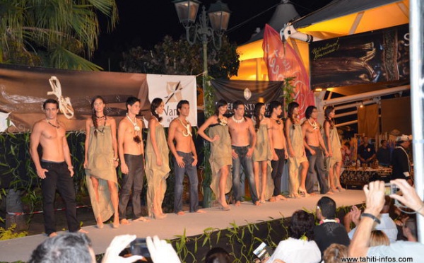 Défilé de mode ou quand la vanille devient parure