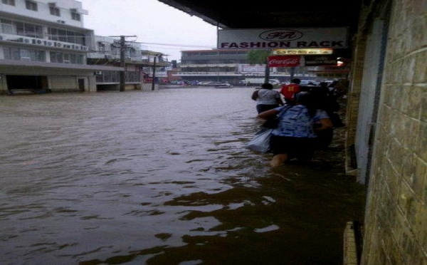 Nouvelles inondations à Fidji