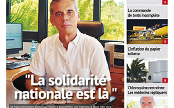 TAHITI INFOS N°1631 du 14 avril 2020