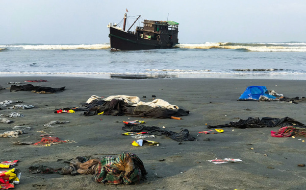 Soixante morts sur un bateau de Rohingyas dérivant dans le golfe du Bengale