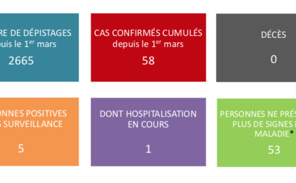 Plus que cinq cas de coronavirus en observation en Polynésie