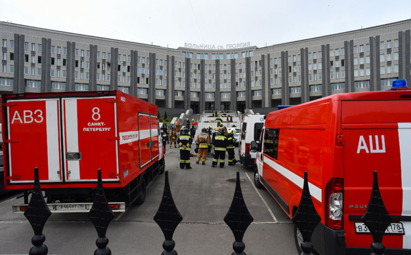 Cinq morts dans un incendie dans un hôpital de Saint-Pétersbourg