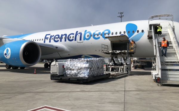 20 tonnes de fret médical à bord du cargo French Bee