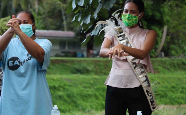 ​Des dons et une Miss contre le coronavirus à Papara