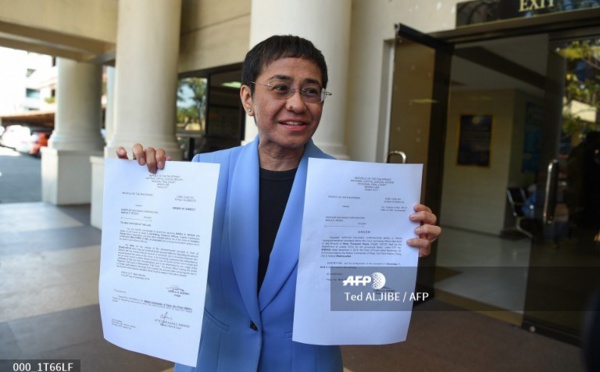 Menacée de prison, la journaliste philippine Ressa refuse de se taire