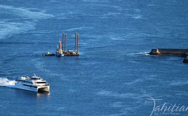 La passe de Papeete sondée en vue de son élargissement
