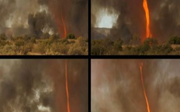 VIDÉO. Une tornade de feu en Australie, phénomène rare et inexpliqué