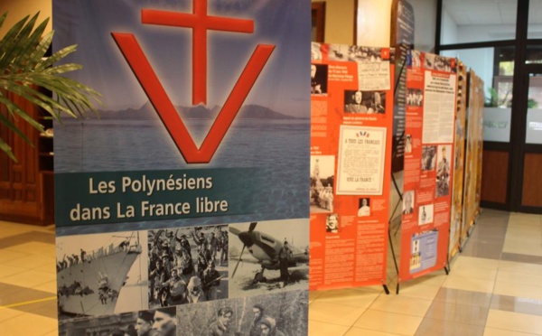 "Les Polynésiens dans la France libre" exposée au Cesec