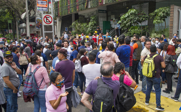 Fort séisme au Mexique aux prises avec le Covid-19