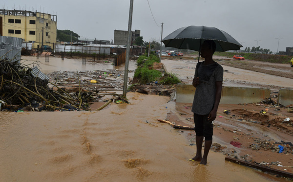 Pluies diluviennes et inondations à Abidjan, trois morts
