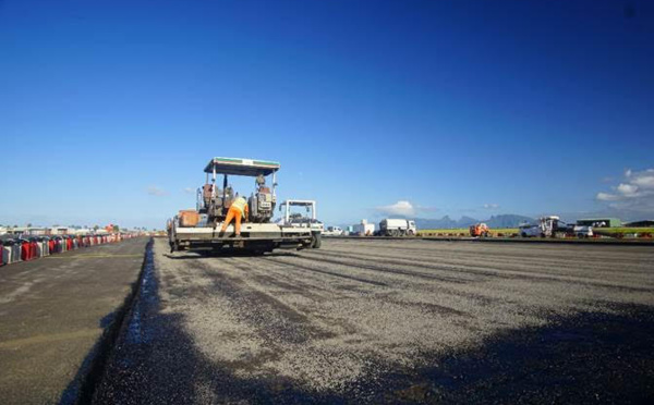 ​Des travaux pour sécuriser le tarmac de l’aéroport de Tahiti Faa’a