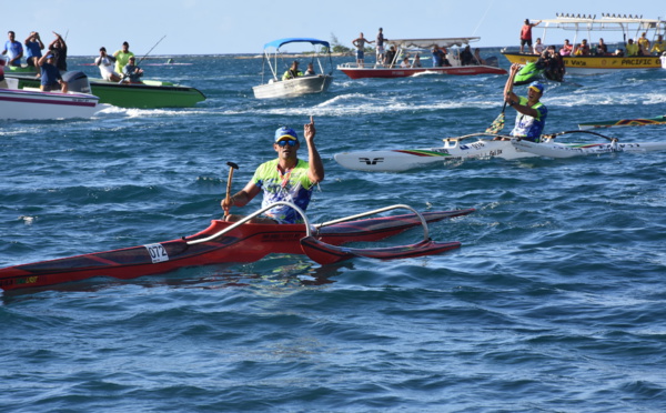 Te 'Aito Manihi : Au tour de Steeve Teihotaata de s'imposer au sprint