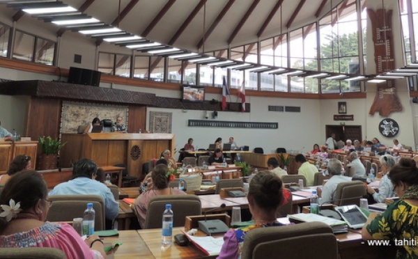 Les élus de l’assemblée en séance plénière ce jeudi
