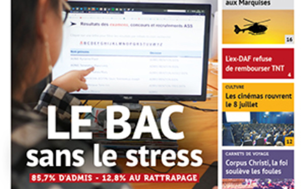 TAHITI INFOS N°1680 du 26 juin 2020