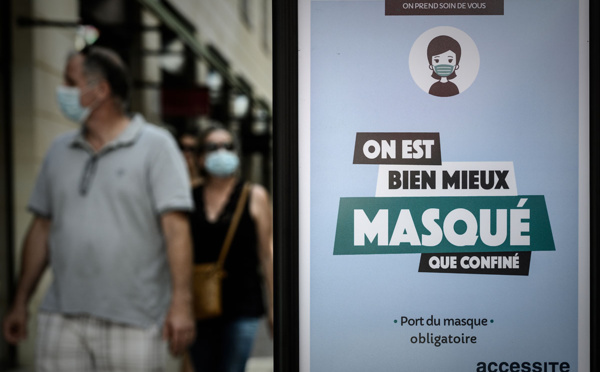 Masque obligatoire lundi: amende de 135 euros en cas d'infraction
