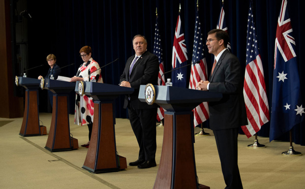 Les Etats-Unis et l'Australie vantent leur "alliance indestructible" face à la Chine
