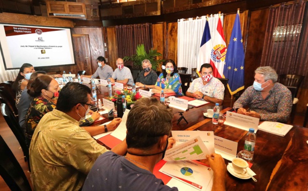 Le premier candidat pour le site « Le Village Tahitien » auditionné