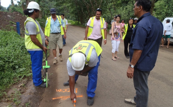 Extension de réseau électrique dans la vallée de la Papenoo