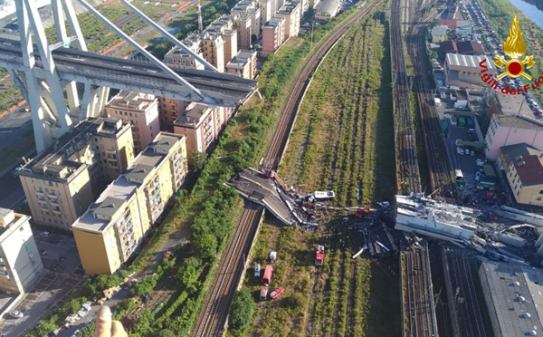 Gênes: deux ans après l'effondrement meurtrier, le nouveau pont inauguré