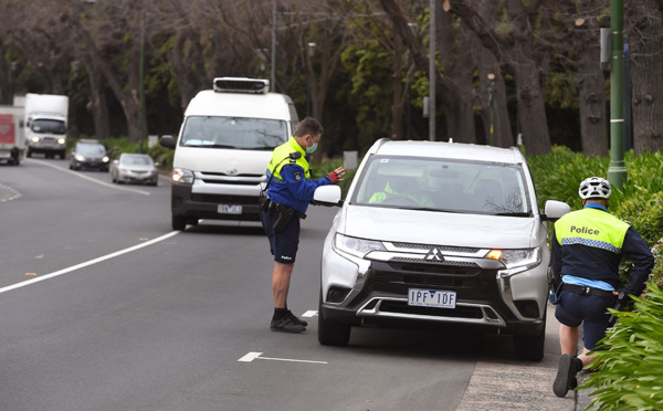 Australie: deux hommes arrêtés car ils préparaient une manifestation contre le confinement