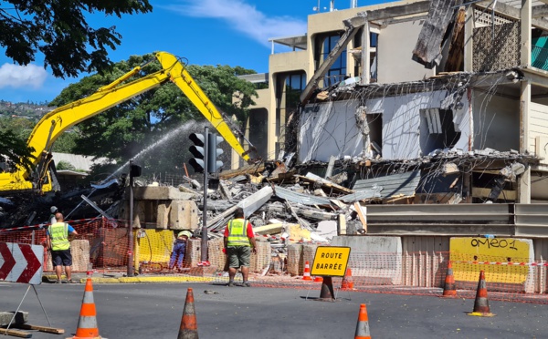 L'immeuble Juventin démoli