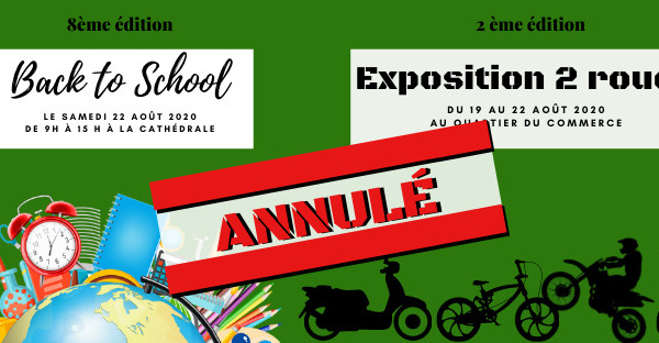L'événement Back to school est annulé