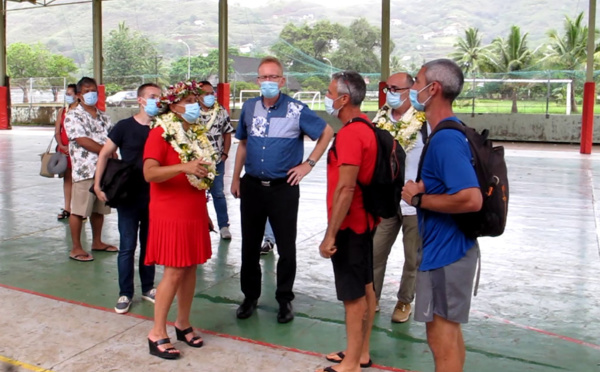 Lehartel en tournée d'inspection