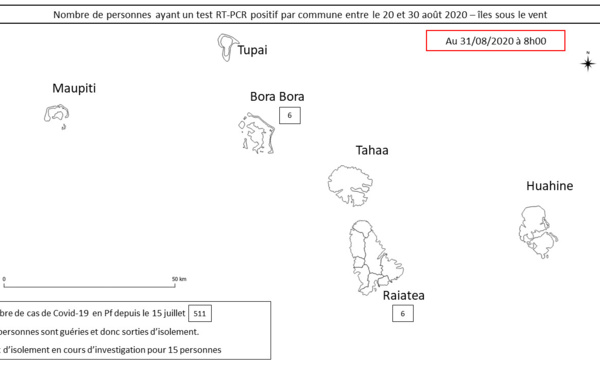 Six cas de Covid à Bora Bora
