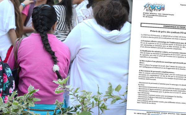 FO agite la menace d'une grève dans l'éducation