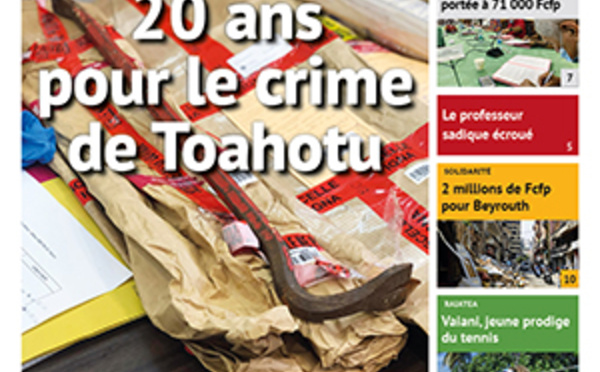 TAHITI INFOS N°1731 du 09 septembre 2020