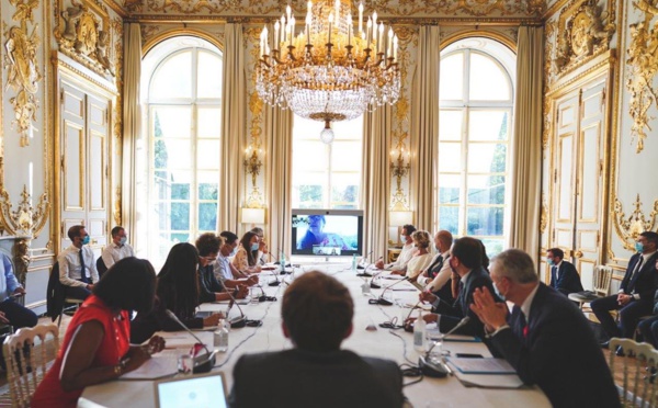 La Tech4Islands présentée à Emmanuel Macron