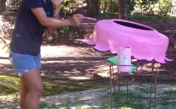 Missions fa'a'apu et couture pour dix CAES à Bora Bora