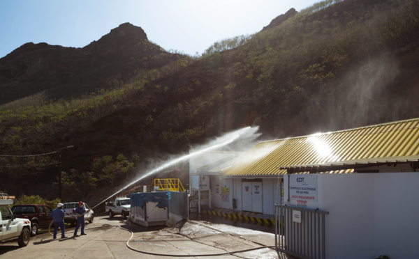 ​Exercice incendie à la centrale EDT