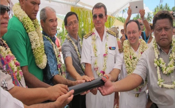 Inauguration de certaines structures administratives sur l'île de Makemo