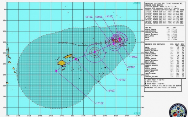 Samoa: Apia se prépare à affronter le cyclone Evan