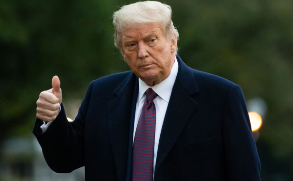 Positif au Covid-19, Trump contraint de stopper net sa campagne à un mois de l'élection