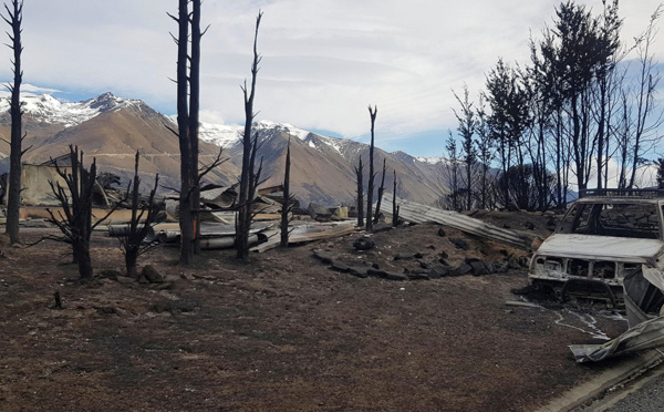 Nouvelle-Zélande: un village dévasté par un feu de forêt