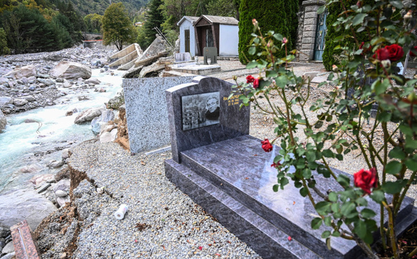 Alpes-Maritimes: 150 corps du cimetière de Tende emportés par les crues