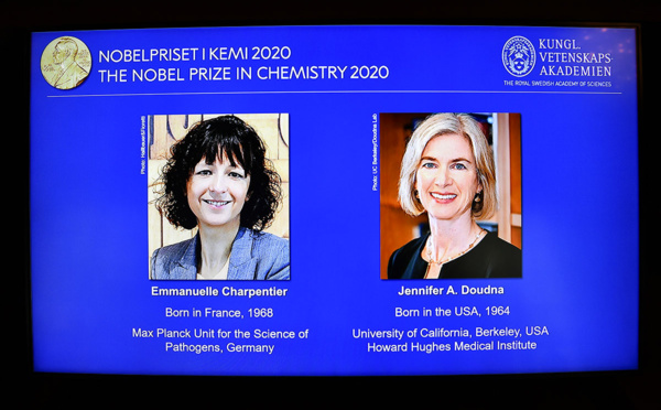 Le Nobel de chimie à un duo de chirurgiennes des gènes, dont une Française